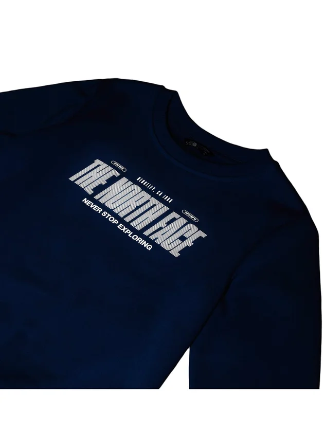 Reflective Logo Relaxed Crew