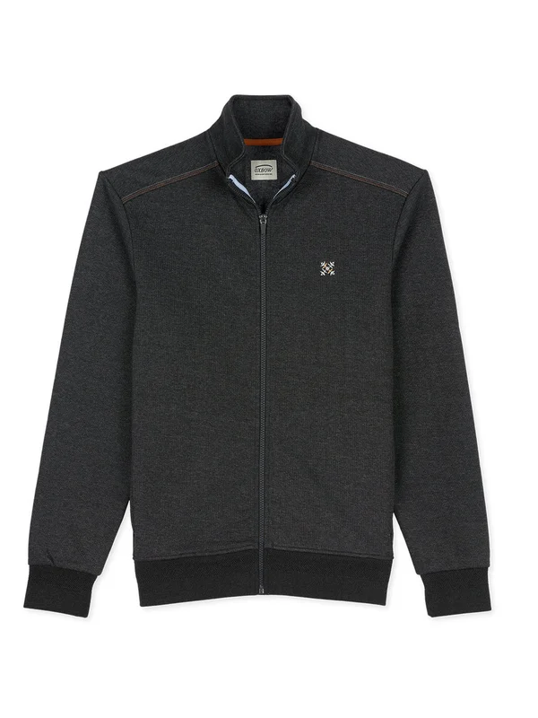 Sweat Zippé Col Rond