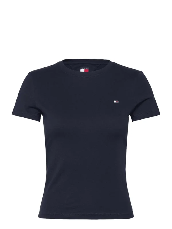 Slim C Neck Tee