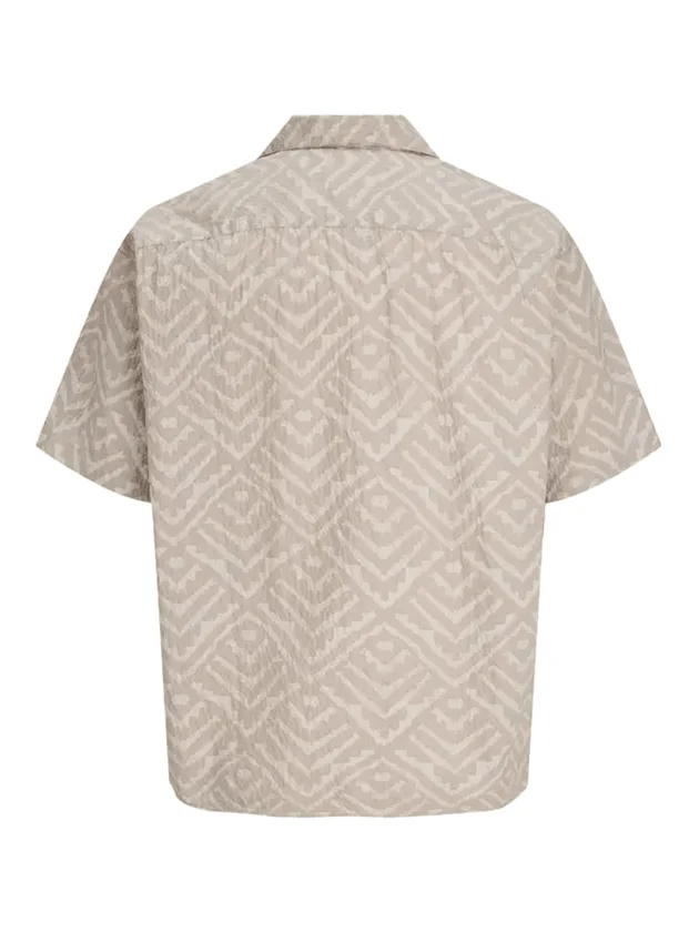 Jjmilo Seersucker Resort Shirt Ss