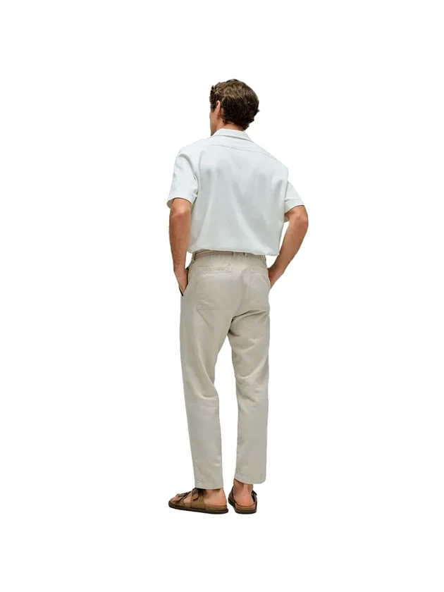 Joggers Pants Cotton Linen Set