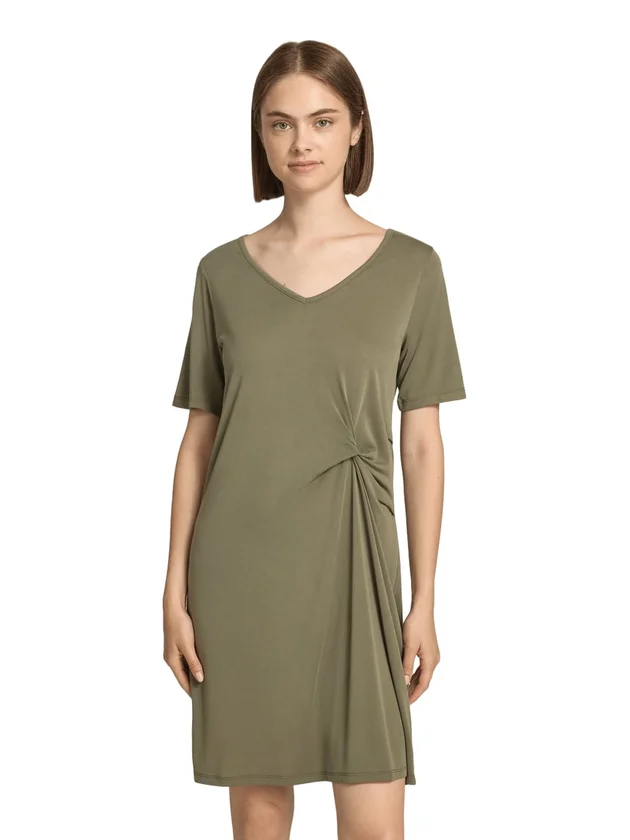 Pcanora V Neck Knot Dress Jrs