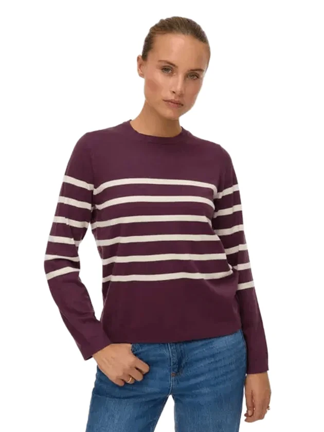 Saba Plain LS O Neck Pullover Ga Noos