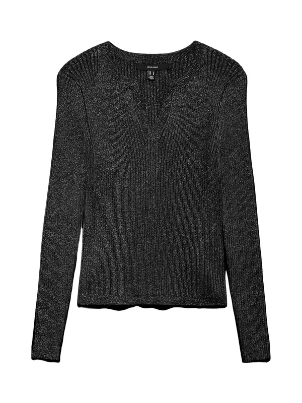 Roma LS V Neck Pullover