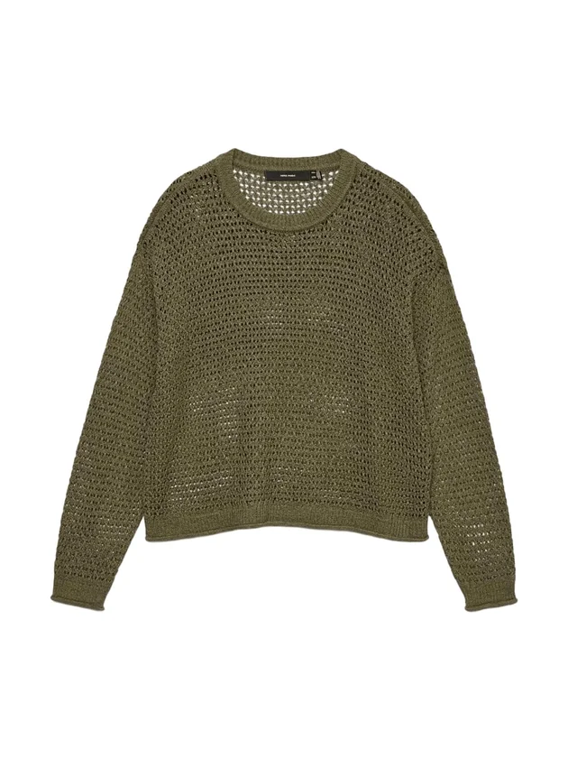 Charlene LS O Neck Pullover Boo