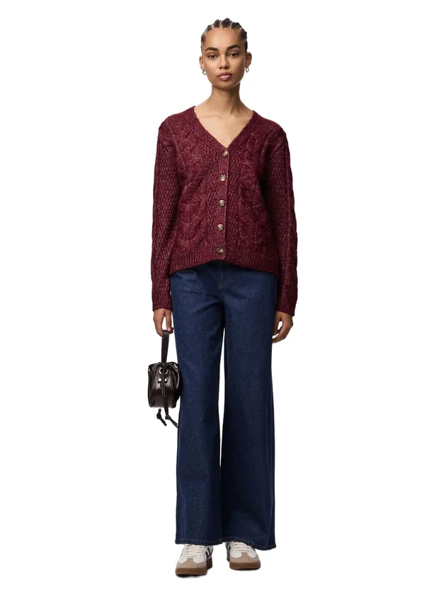 Pcnina LS V Neck Knit Cardigan Noos BC