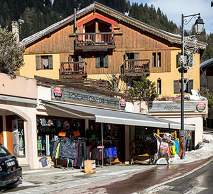 Extérieur du magasin SPORT 2000 PRALOGNAN LA VANOISE ALPIGLISS