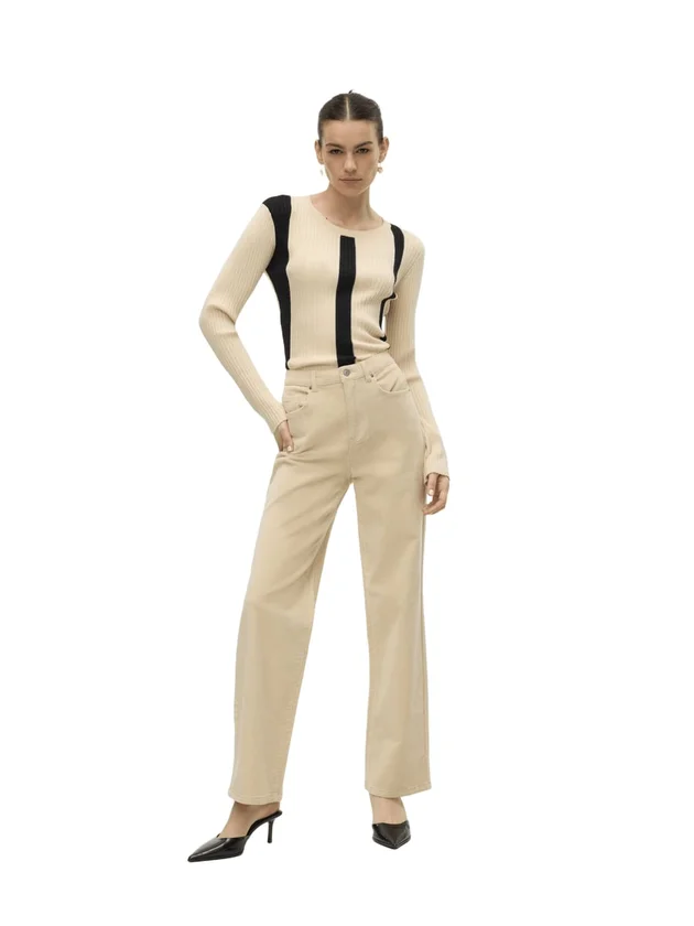 Tessa Hr Wide Corduroy Pants