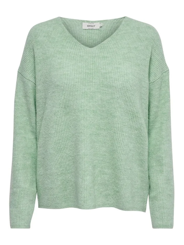 Camilla V Neck L S Pullover Knt Noos