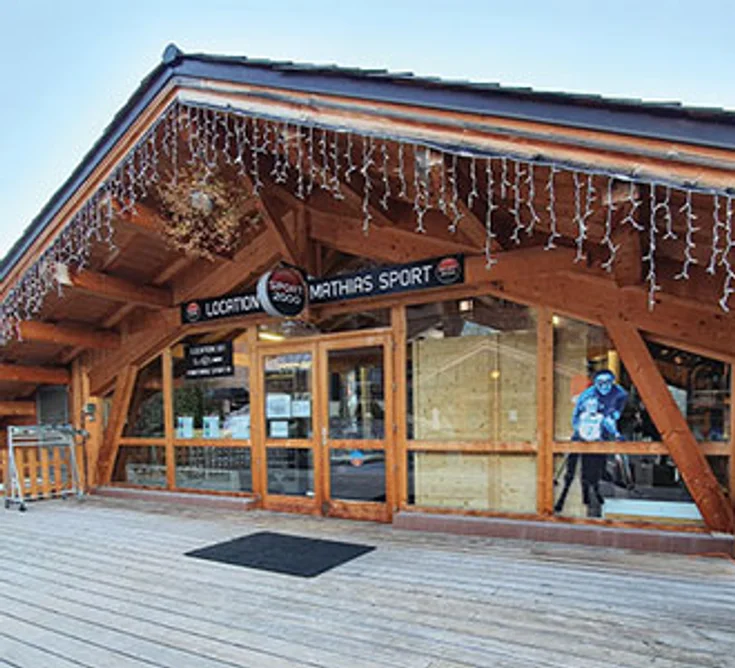 Extérieur du magasin SPORT 2000 MORZINE MATHIAS SPORT HOTEL LE CRET