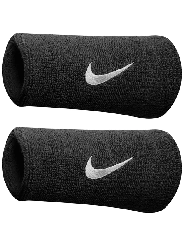 Swoosh Doublewide Wristbands 2 PK