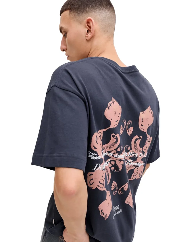 Jormontauk Back Graphic Tee Ss Cn E