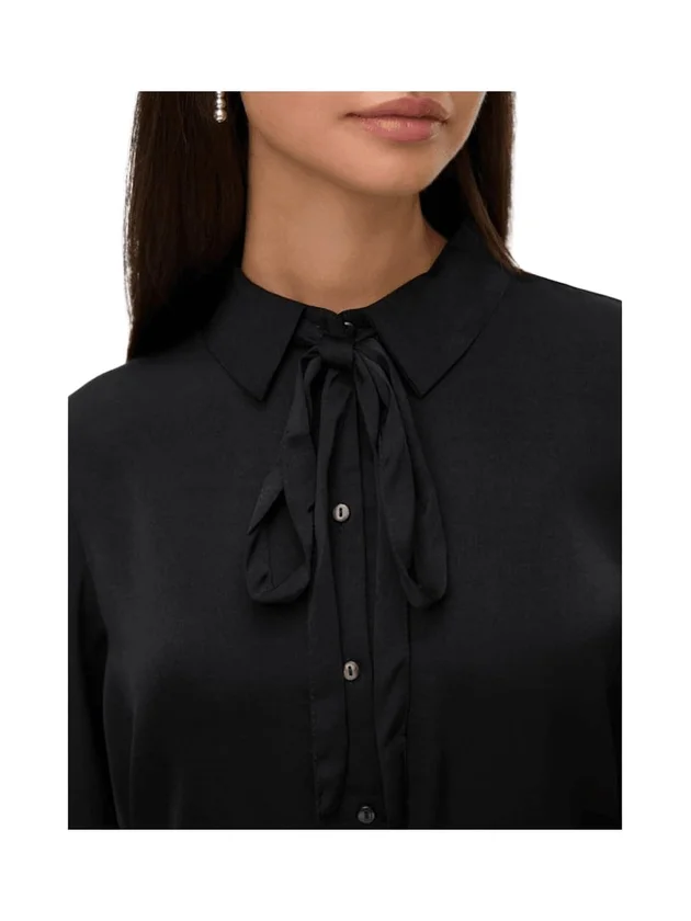 Gretchen LS Shirt Wvn Btq Ga