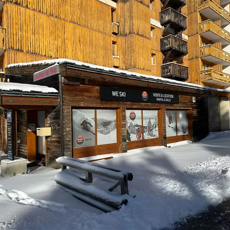 Extérieur du magasin SPORT 2000 CHAMROUSSE WE SKI