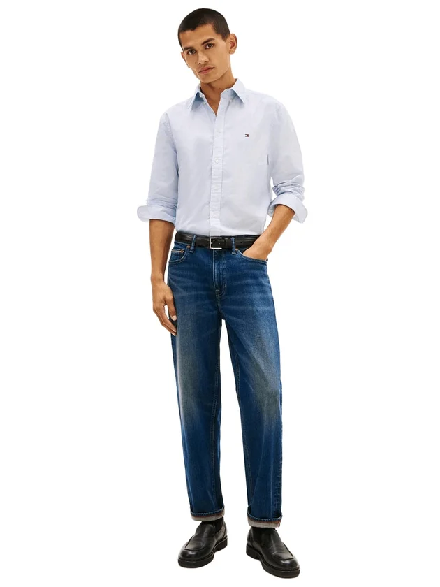 Flex Poplin Fake Solid RF Shirt
