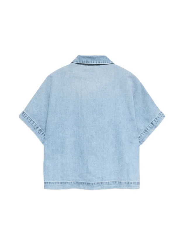 Mingeborg Ss Denim Shirt Mix