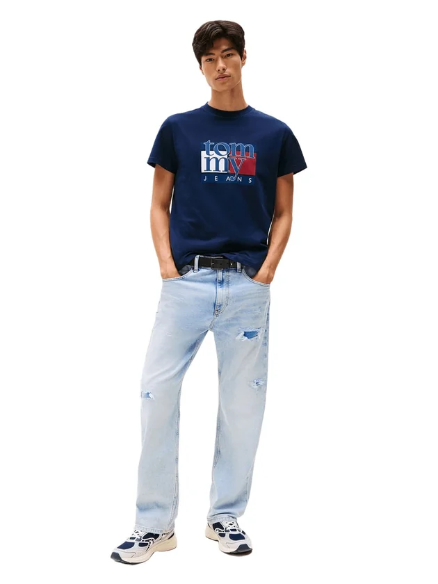 Slim RWB Flag Tee Ext