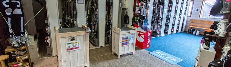 Intérieur du magasin SPORT 2000 VALMEINIER 1800 SNOW FLEX