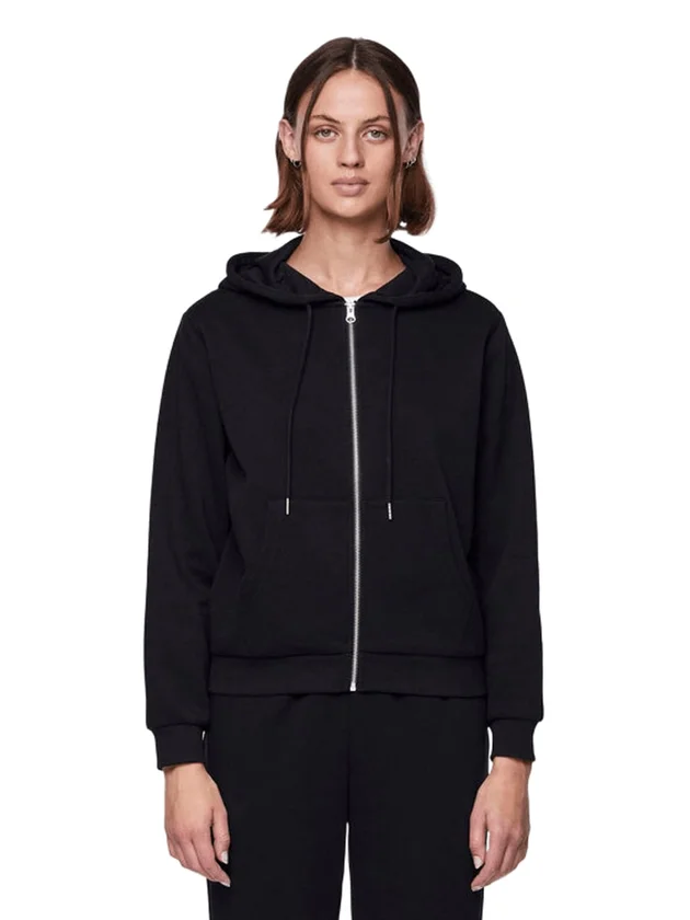 Pcchilli Ls Zip Hoodie Noos