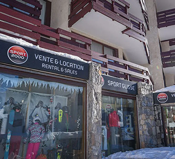 Extérieur du magasin SPORT 2000 TIGNES VAL CLARET SPORT GLISSE