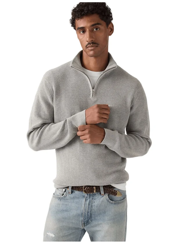 Quarter Zip Sweater