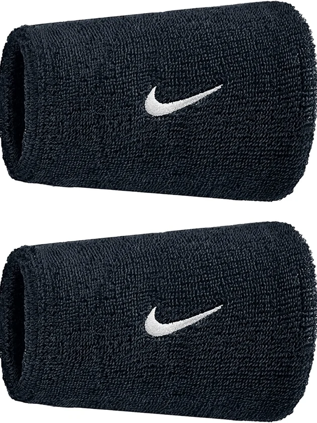 Swoosh Classic Doublewide Wristbands 2pk