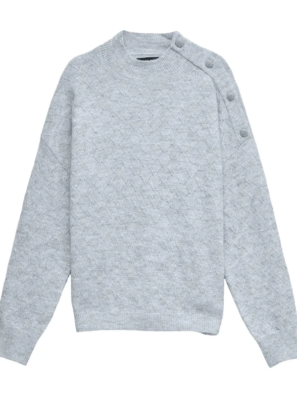 Lurex Sweater With Buttons
