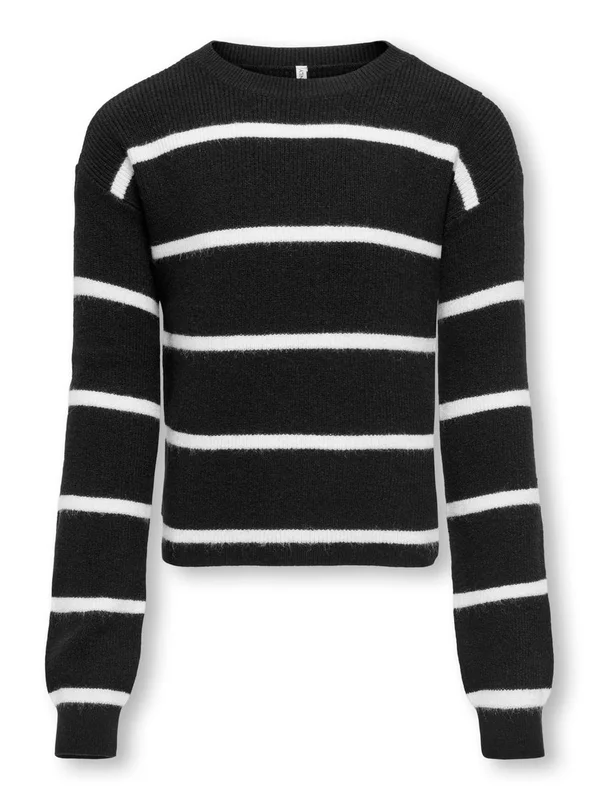 Life Short L S Stripe Knt Noos