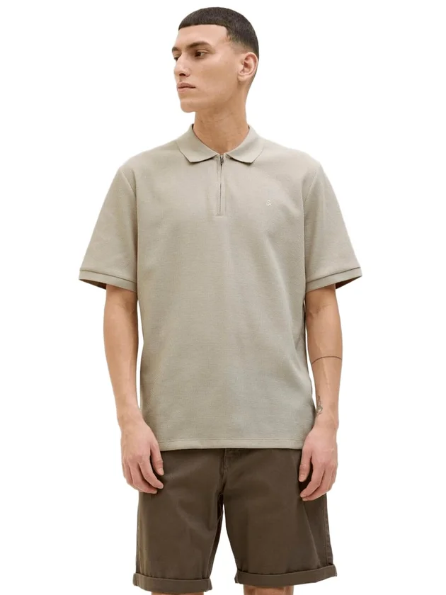 Austin Zip Polo Ss Noos
