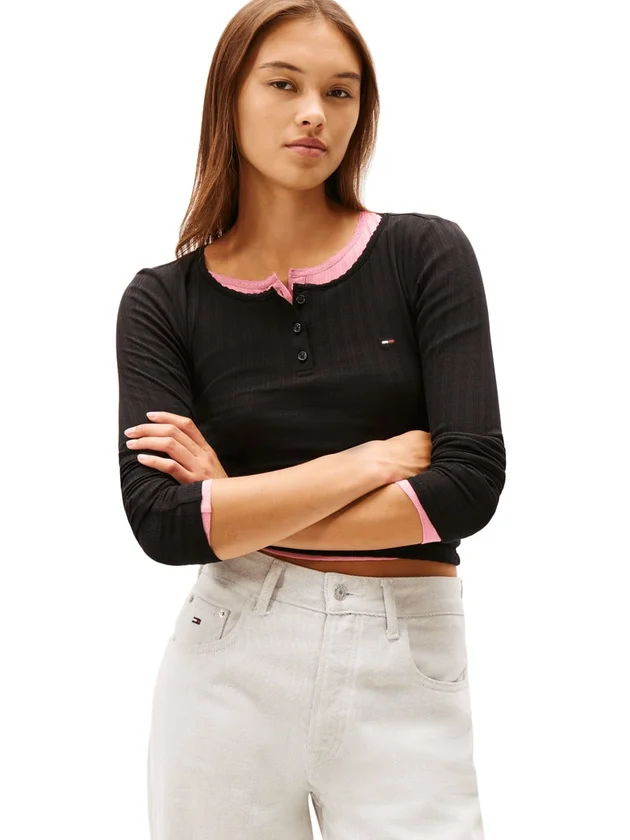 Slim Sh Irregular Rib LS