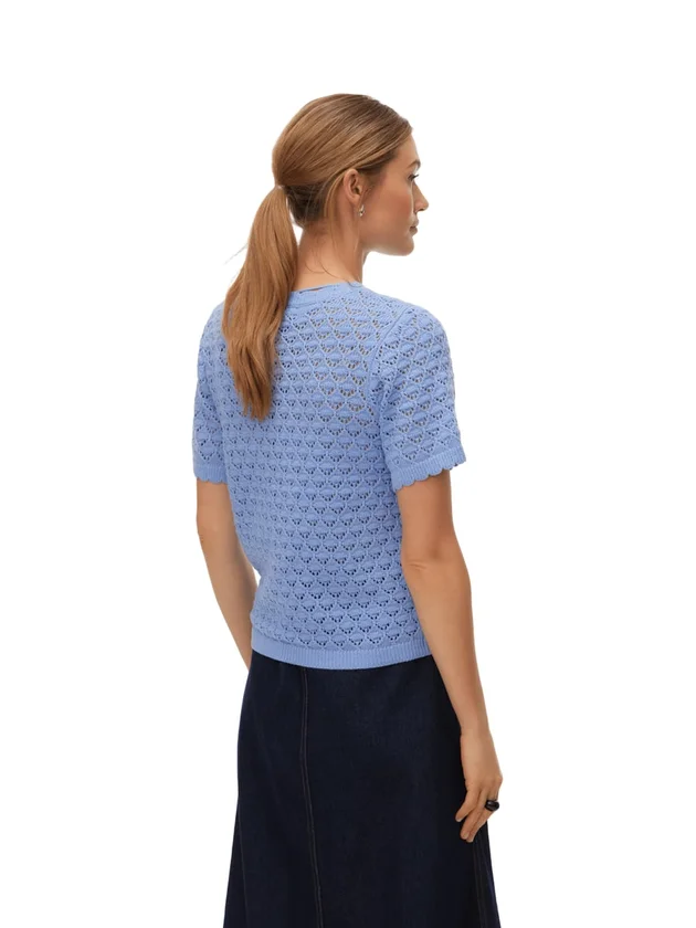 Jaqueline Ss O Neck Top Boo