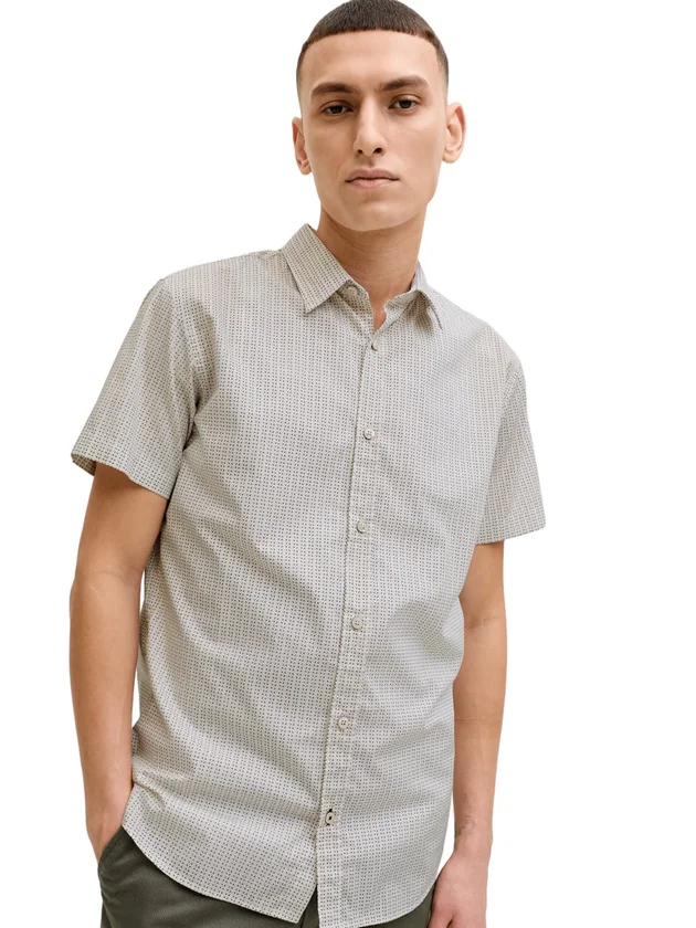 Jjmatheo Detail Print Shirt Ss