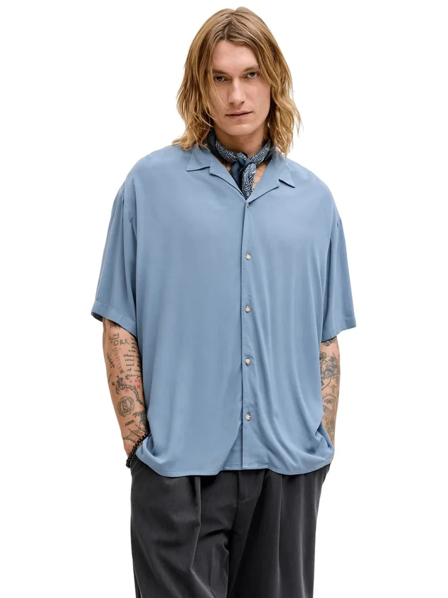 Jeff Resort Solid Shirt Ss Sn