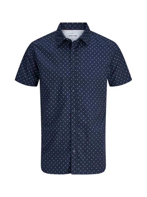 Jjmatheo Detail Print Shirt Ss