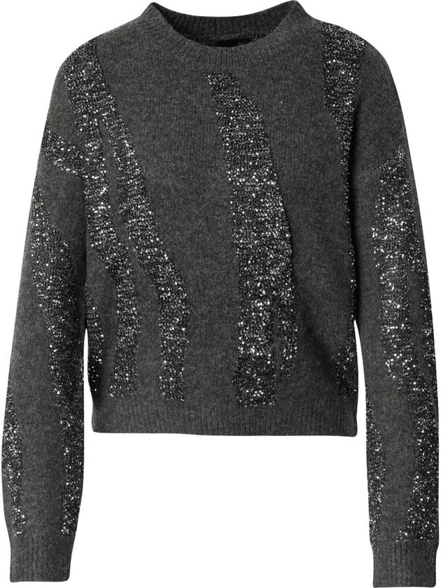 Prada LS O Neck Sequin Knit BC