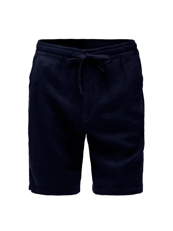 Lyocell Linen Textured Shorts Set