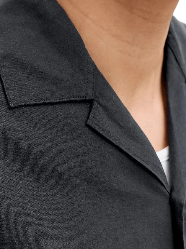 Jjebreeze Linen Blend Resort Shirt Ss Sn