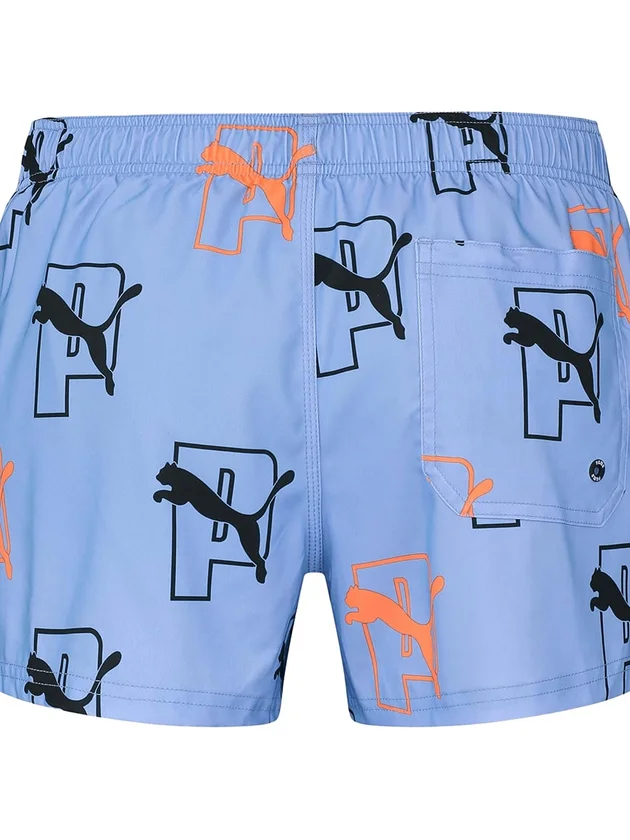 Print Cat Logo Short Shorts