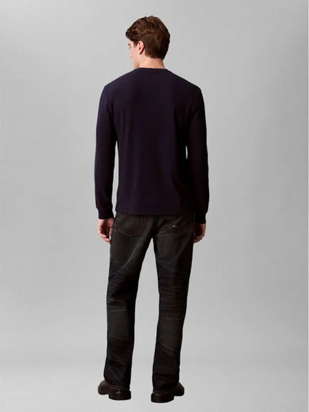 Ls Waffle Woven Labe