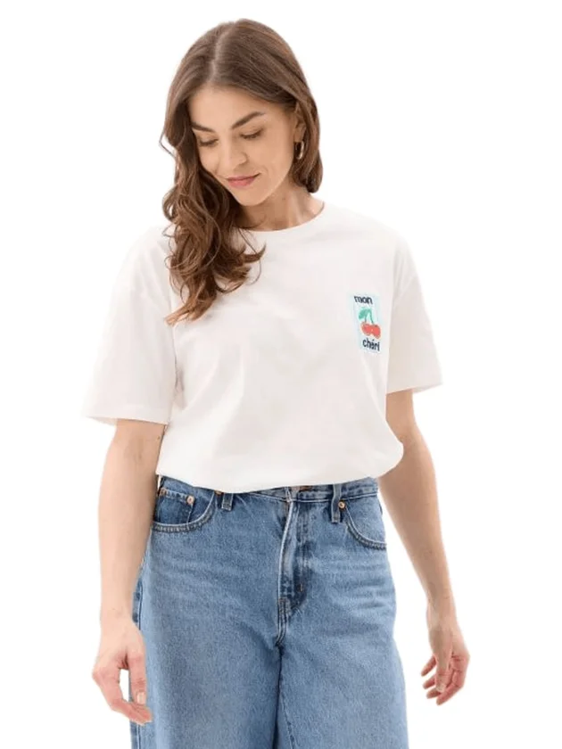 PCELOISE SS Emb Tee FC BC