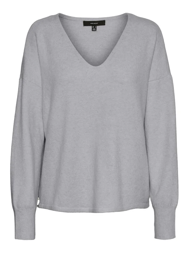 Offy LS V Neck Blouse Ga Noos