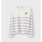 PURPLE ROSE / STRIPES:CLOUD DANCER