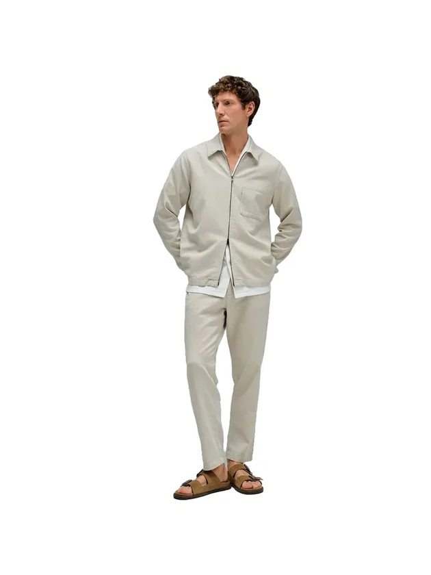 Joggers Pants Cotton Linen Set