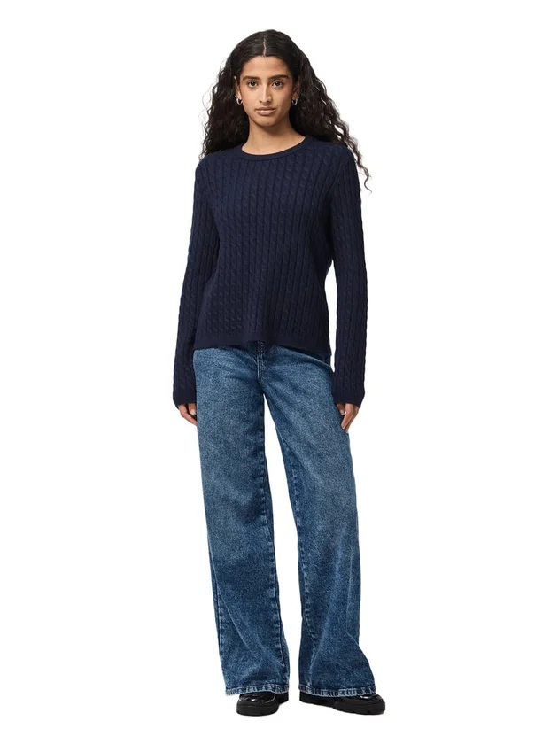 Ls Cable Knit Noos BC