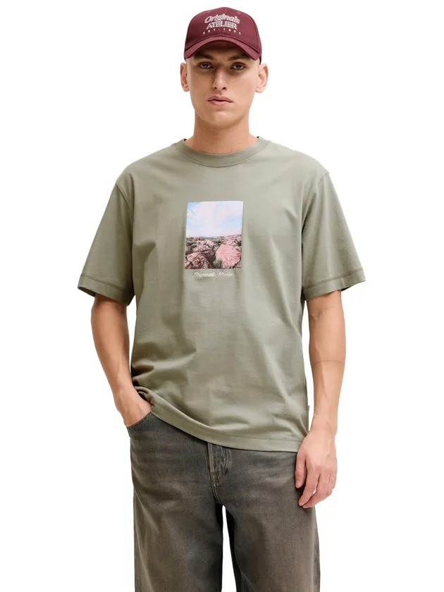 Jornorrebro Photo Tee Ss Crew Neck Ln