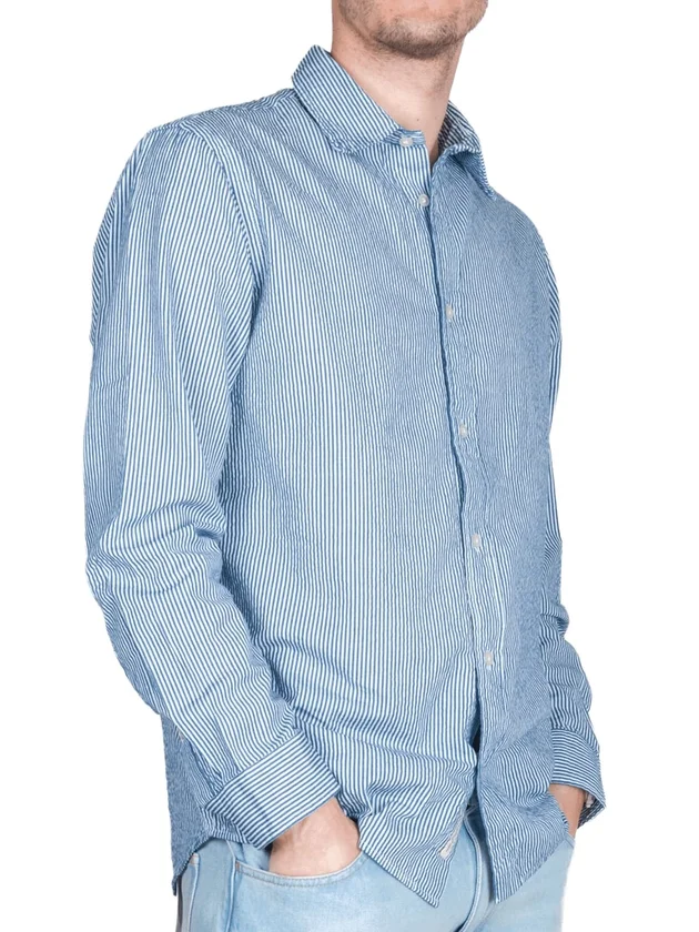 Isaac Seersucker L S Shirt