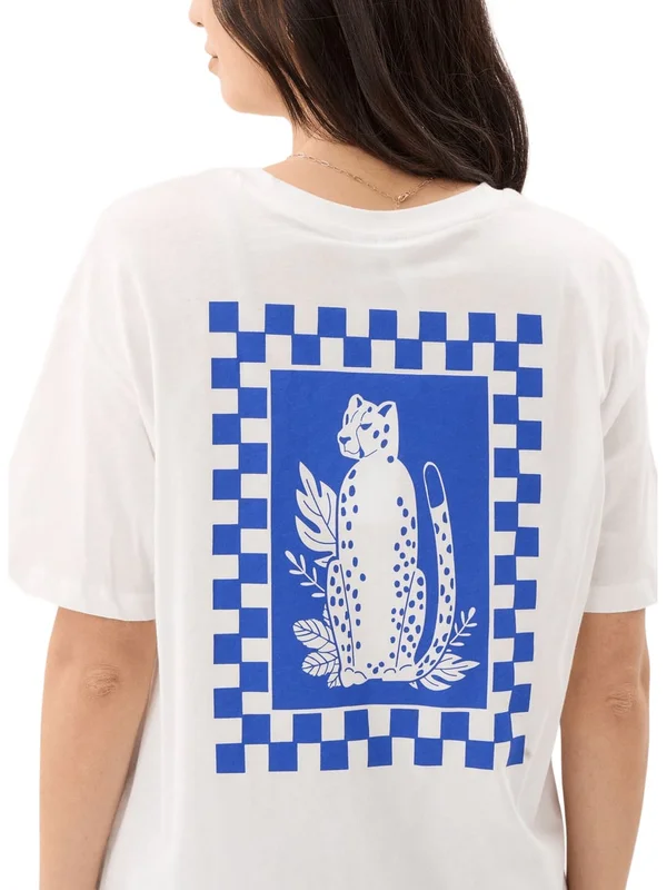 PCELOISE SS Washed Print Tee