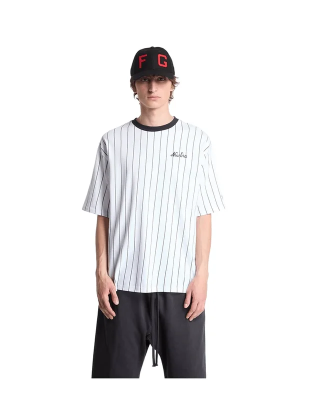 Pinstripe OS Tee