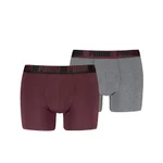 BURGUNDY / GREY MELANGE