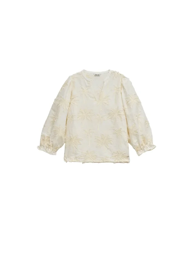 Blouse With Textured 3D Fabric Effect